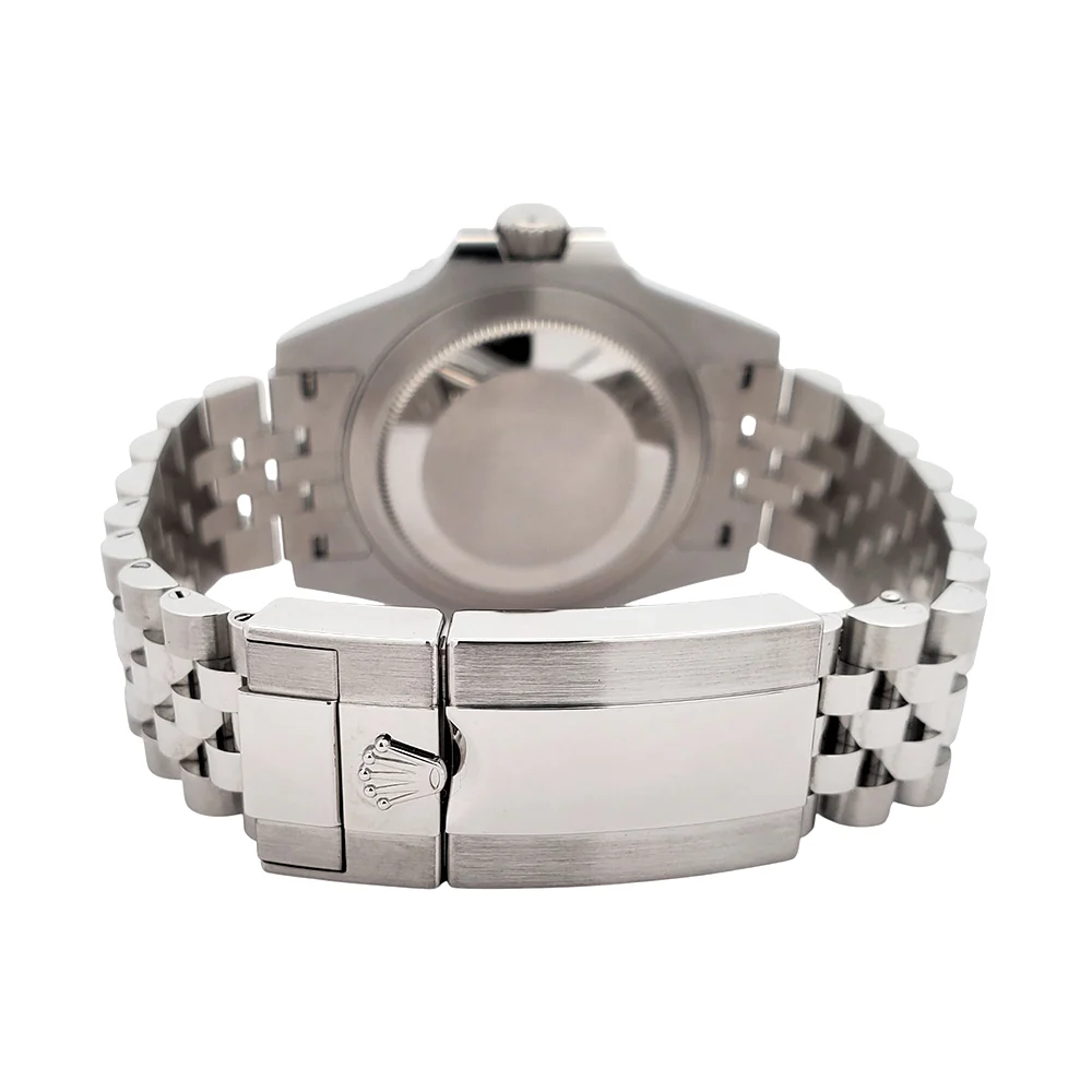 2024 Rolex GMT Master II Black Gray Bruce Wayne Jubilee Steel 40mm Watch 126710GRNR Box Papers - Image 7