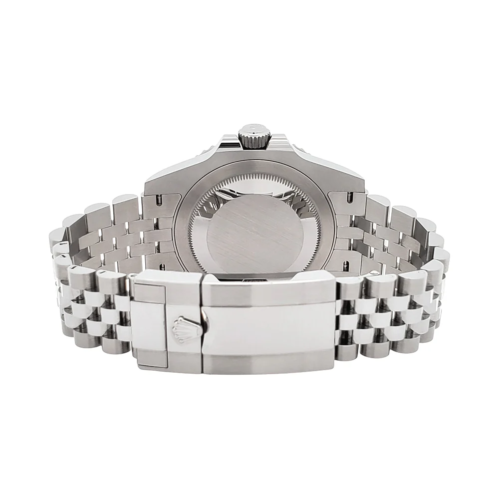 2024 Rolex GMT Master II Black Gray Bruce Wayne Jubilee Steel 40mm Watch 126710GRNR Box Papers Tag - Image 6