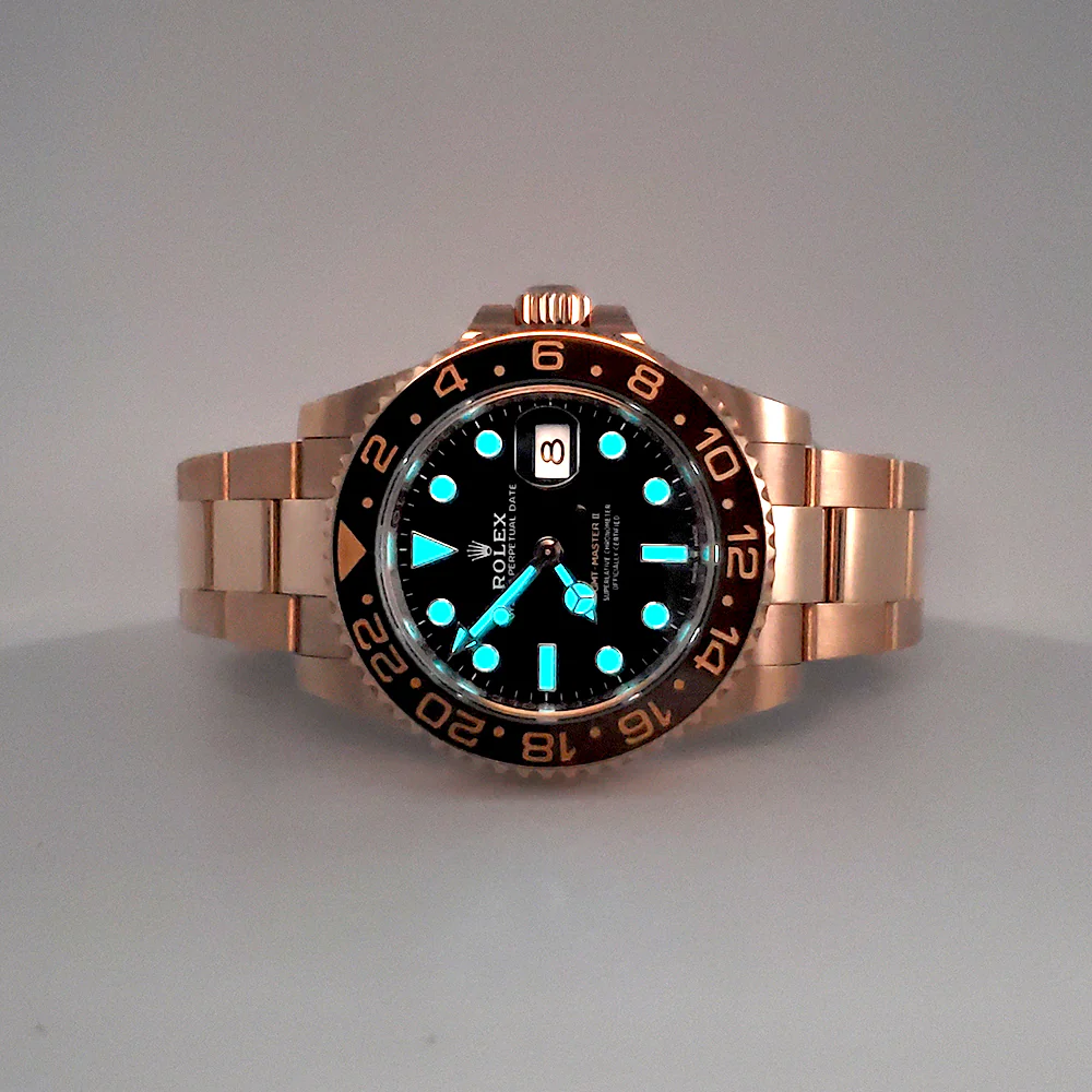 2024 Rolex GMT-Master II Rootbeer 126715CHNR Everose Gold Oyster Watch Box Papers - Image 8