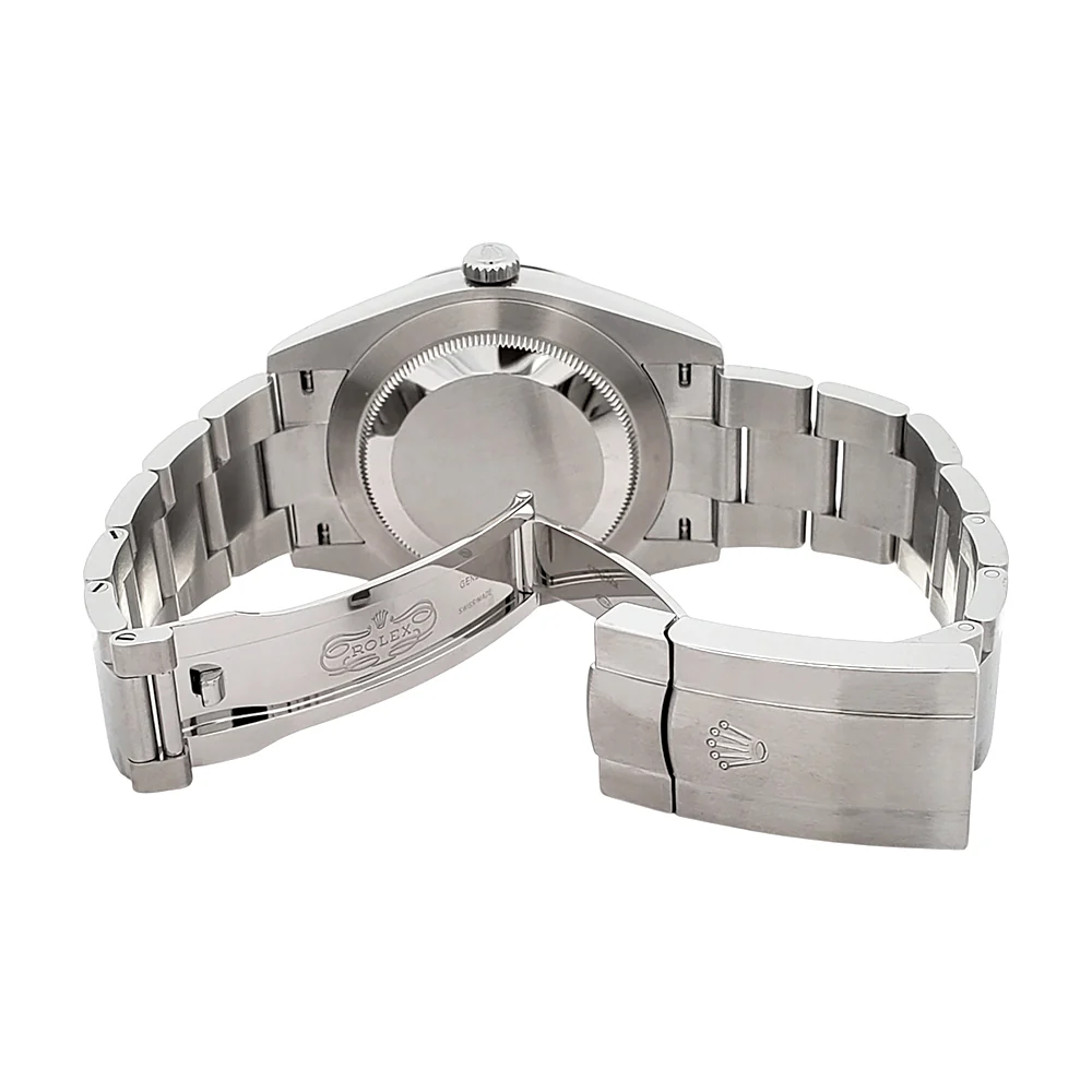 2024 Rolex Oyster Perpetual 41mm 124300 Green Index Dial Steel Watch Box Papers - Image 6