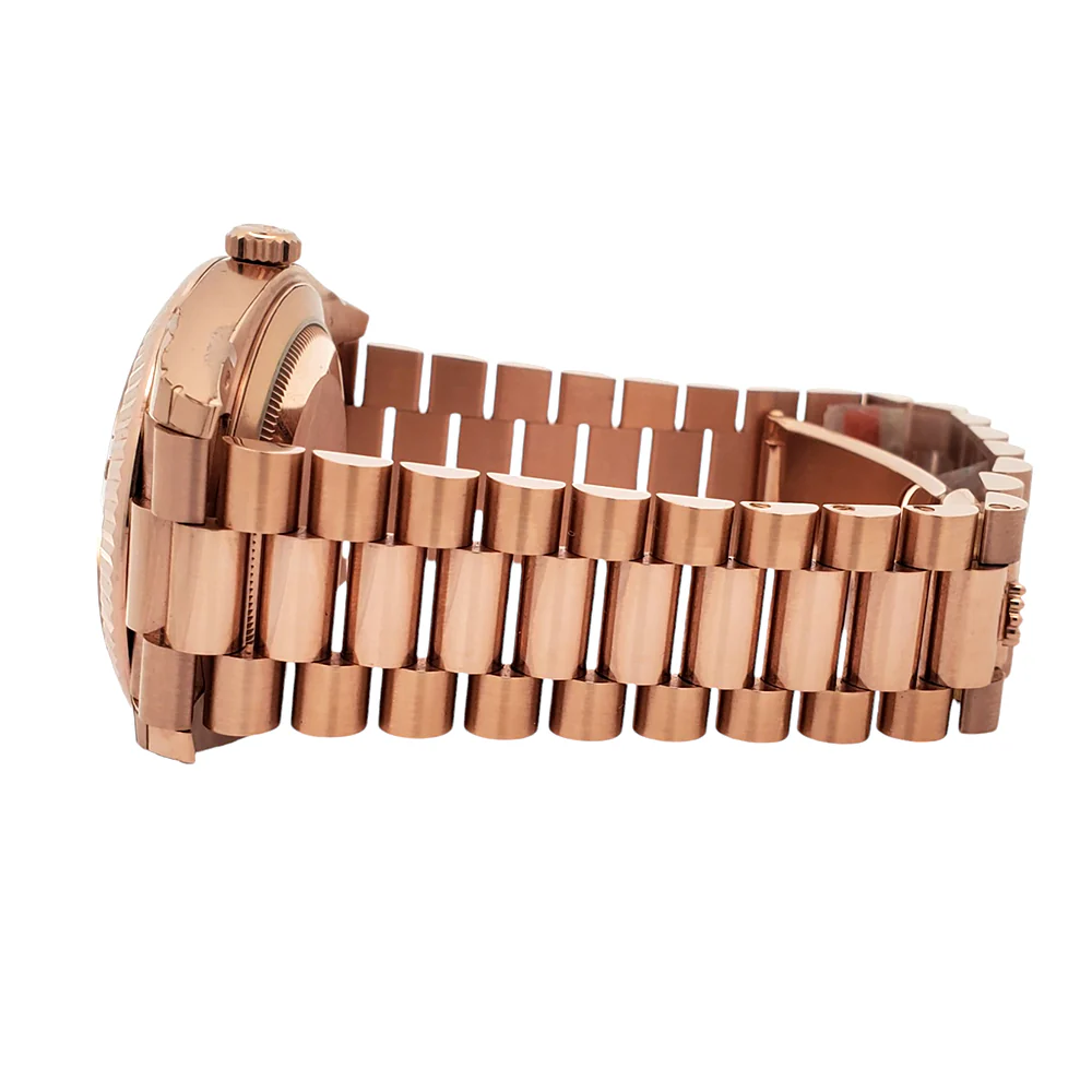 2021 Unworn Rolex President Day-Date Rose Gold Chocolate 228235 40mm Watch Box Papers - Image 4