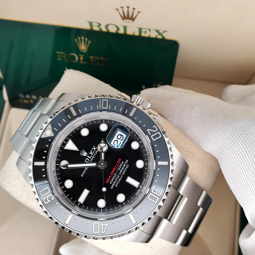 2024 Unworn Rolex Sea-Dweller 43mm 126600 Red Line 50th Anniversary Watch Box Papers - Image 2