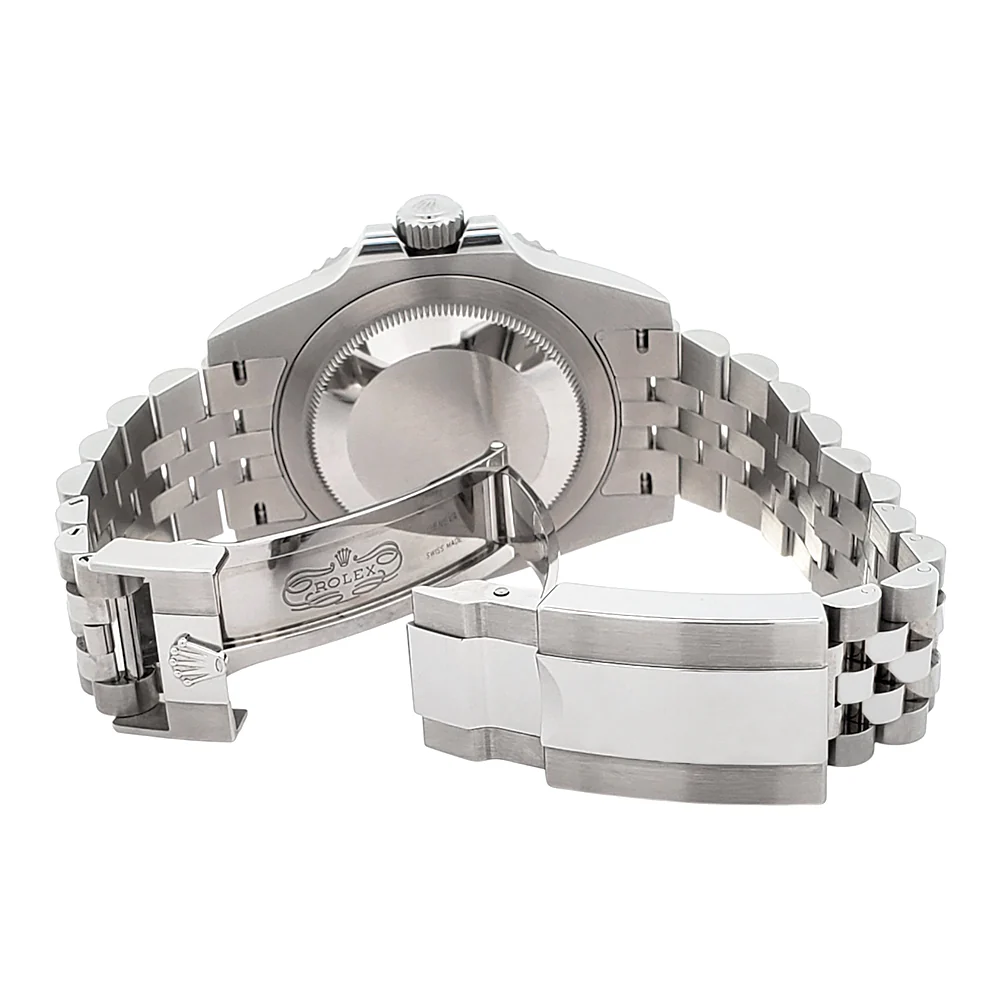2025 Rolex GMT Master II Black Gray Bruce Wayne Jubilee Steel 40mm Watch 126710GRNR Box Papers - Image 7