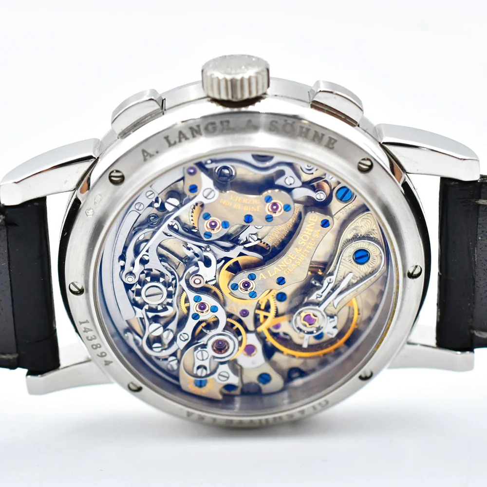 A. Lange & Söhne Datograph Flyback 403.035 39mm Platinum Black Dial - Image 2