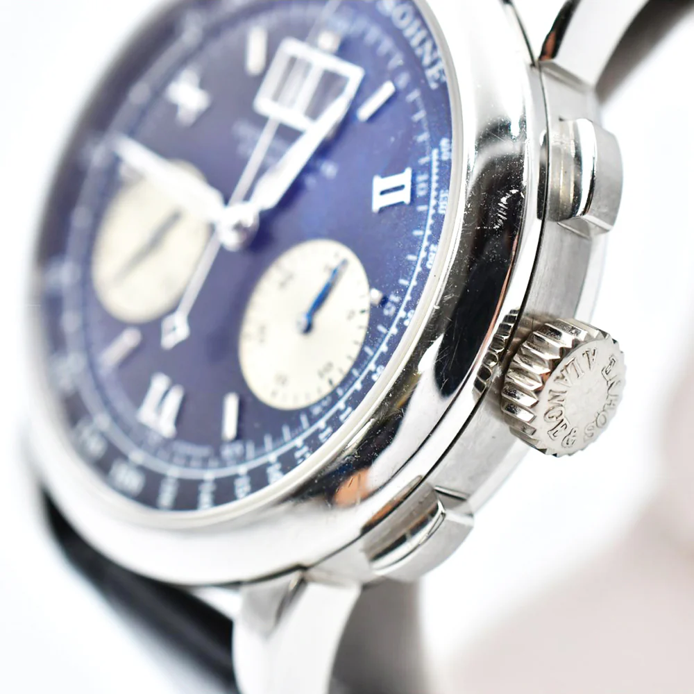 A. Lange & Söhne Datograph Flyback 403.035 39mm Platinum Black Dial - Image 3