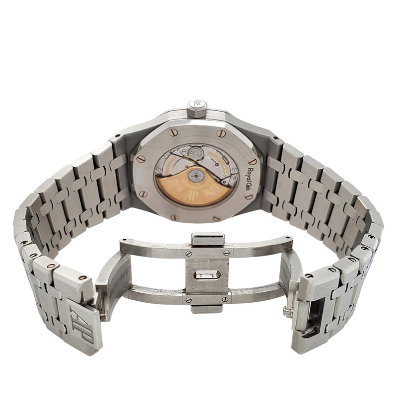 Audemars Piguet Royal Oak 41mm Black Dial Stainless Steel Watch 15400ST.OO.1220ST.01 Box Papers - Image 5
