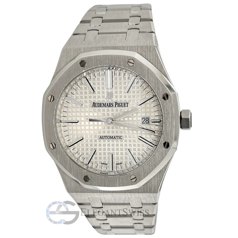 Audemars Piguet Royal Oak Silver Dial Stainless Steel Watch 15400ST.OO.1220ST.02 Box Papers - Image 6