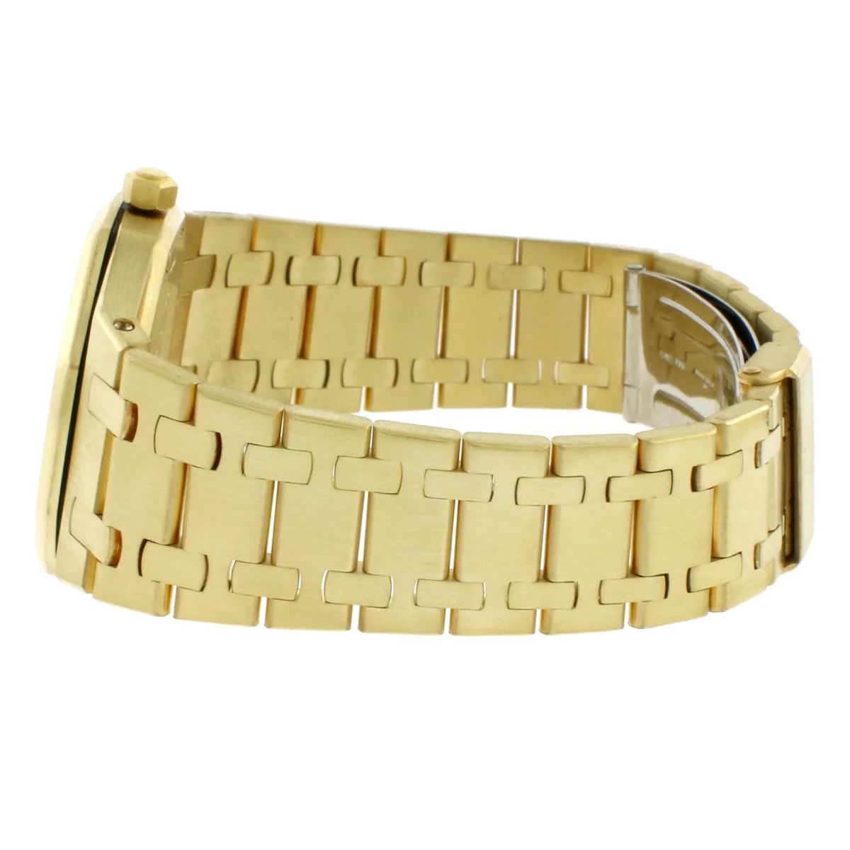 Audemars Piguet 31mm Royal Oak Mid-Size Gold Champagne Factory Diamond Dial Quartz Watch - Image 5