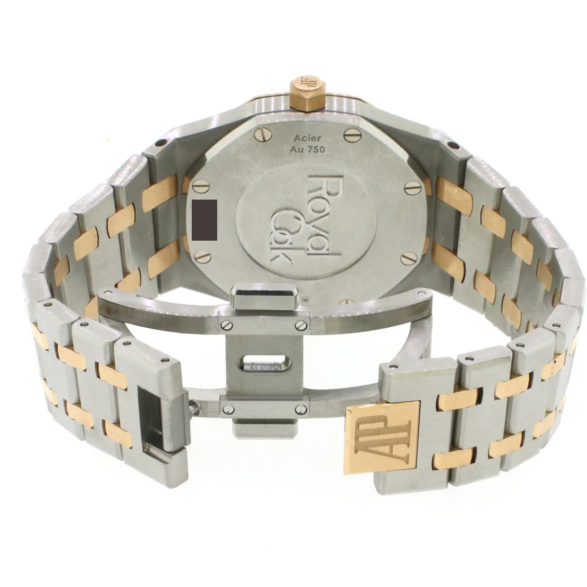 Audemars Piguet Ladies Royal Oak 18K Rose Gold/SS 33mm Watch - Image 6