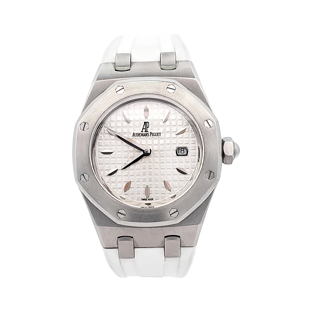 Audemars Piguet Lady Royal Oak 33mm Silver Dial Steel Quartz Watch 67600ST - Image 3