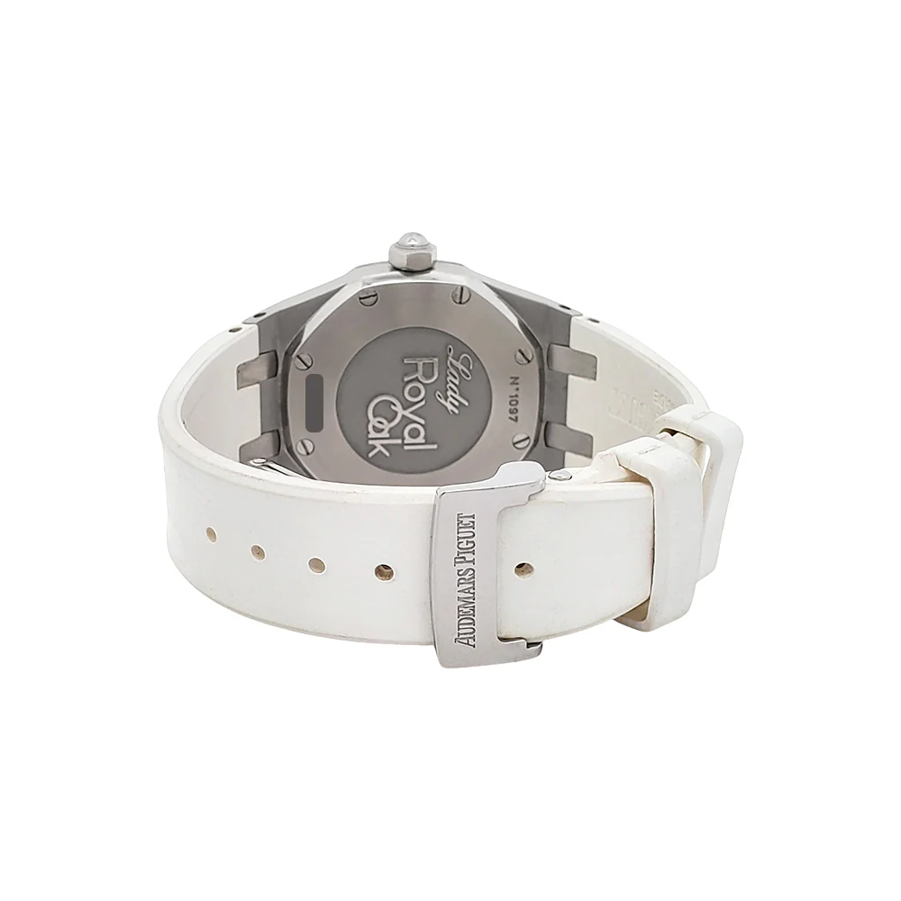 Audemars Piguet Lady Royal Oak 33mm Silver Dial Steel Quartz Watch 67600ST - Image 5