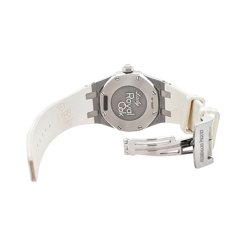 Audemars Piguet Lady Royal Oak 33mm Silver Dial Steel Quartz Watch 67600ST - Image 6