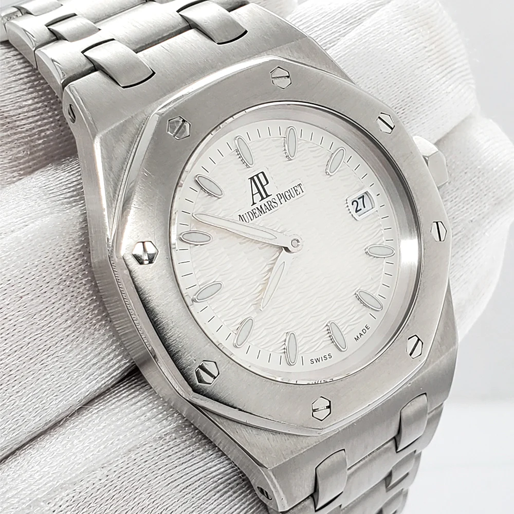 Audemars Piguet Lady Royal Oak 33mm Silver Dial Steel Quartz Watch 67600ST - Image 2