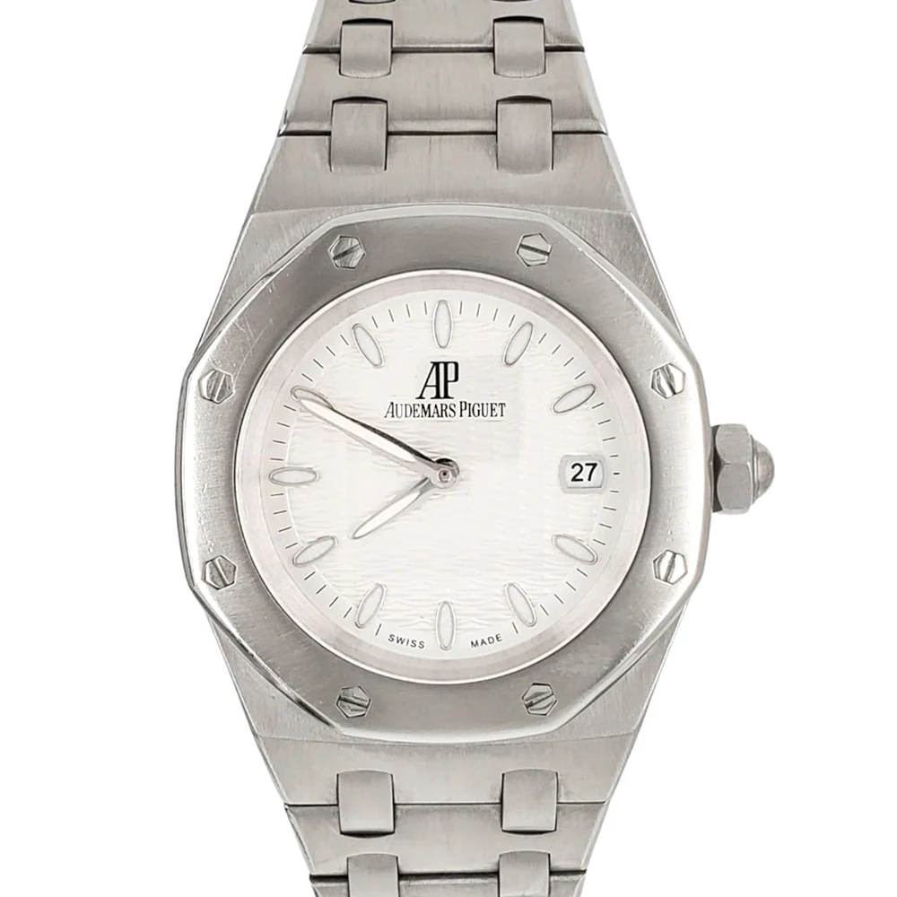 Audemars Piguet Lady Royal Oak 33mm Silver Dial Steel Quartz Watch 67600ST - Image 3