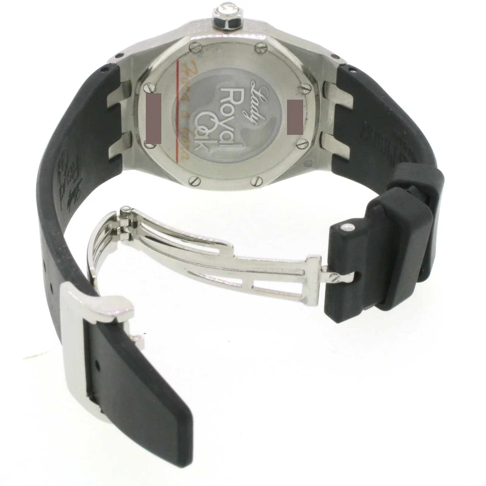 Audemars Piguet Lady Royal Oak Factory Diamond Bezel 33mm Black Dial Steel Watch 67601ST.ZZ.D002CR.01 - Image 5