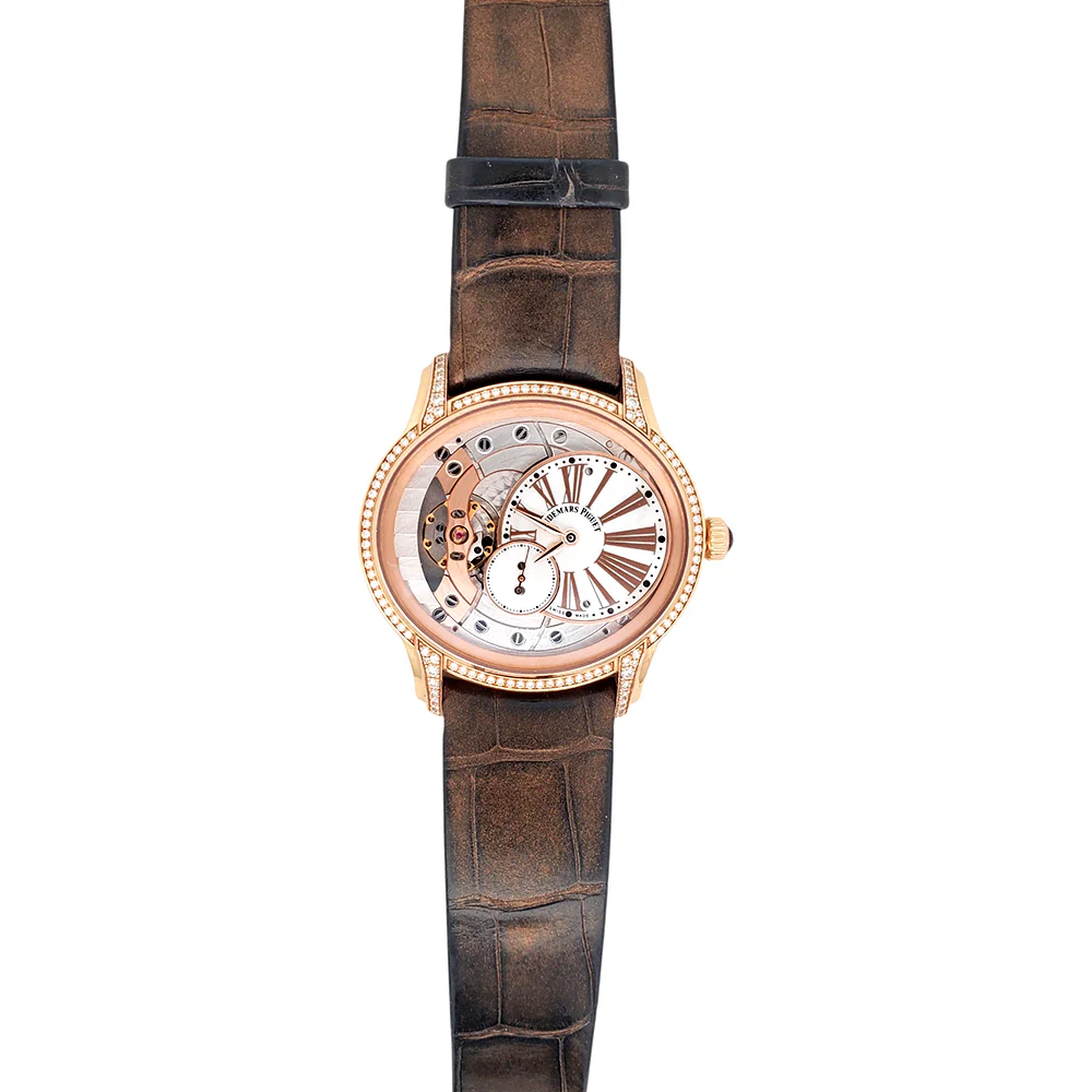 Audemars Piguet Millenary Rose Gold MOP Dial Diamond Ladies 39.5mm Watch 77247OR.ZZ.A812CR.01 - Image 5