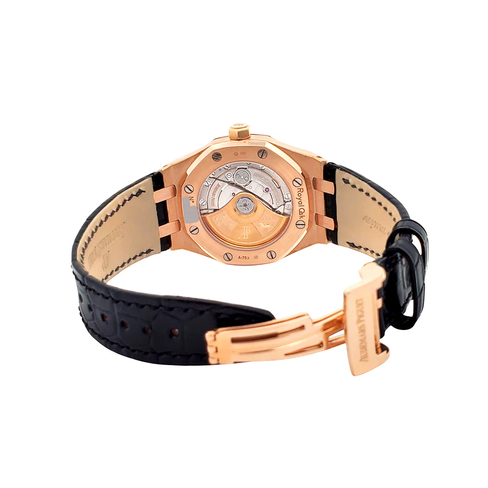 Audemars Piguet Rose Gold Royal Oak 37mm Watch 15450OR Box/Apr - Image 9