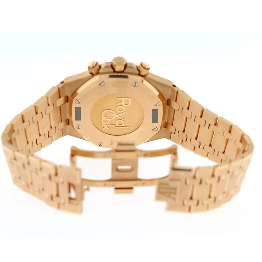 Audemars Piguet Royal Oak 18K Rose Gold 41MM Black Dial Chronograph Automatic Mens Watch 26320OR.OO.1220OR.01 - Image 7