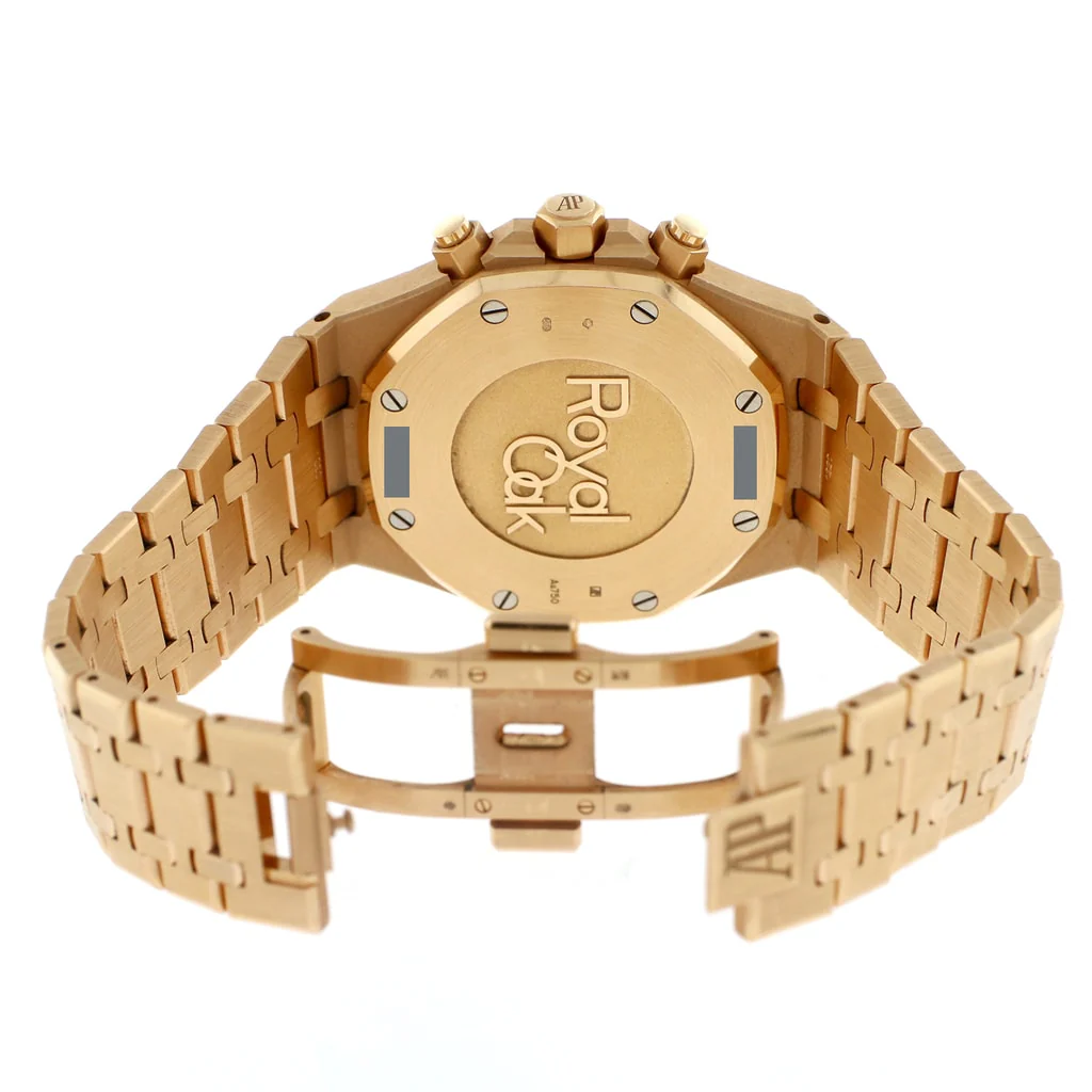 Audemars Piguet Royal Oak 18K Rose Gold 41MM Index Dial Chronograph Automatic Mens Watch 26320OR.OO.1220OR.02 w/Box&Papers - Image 5