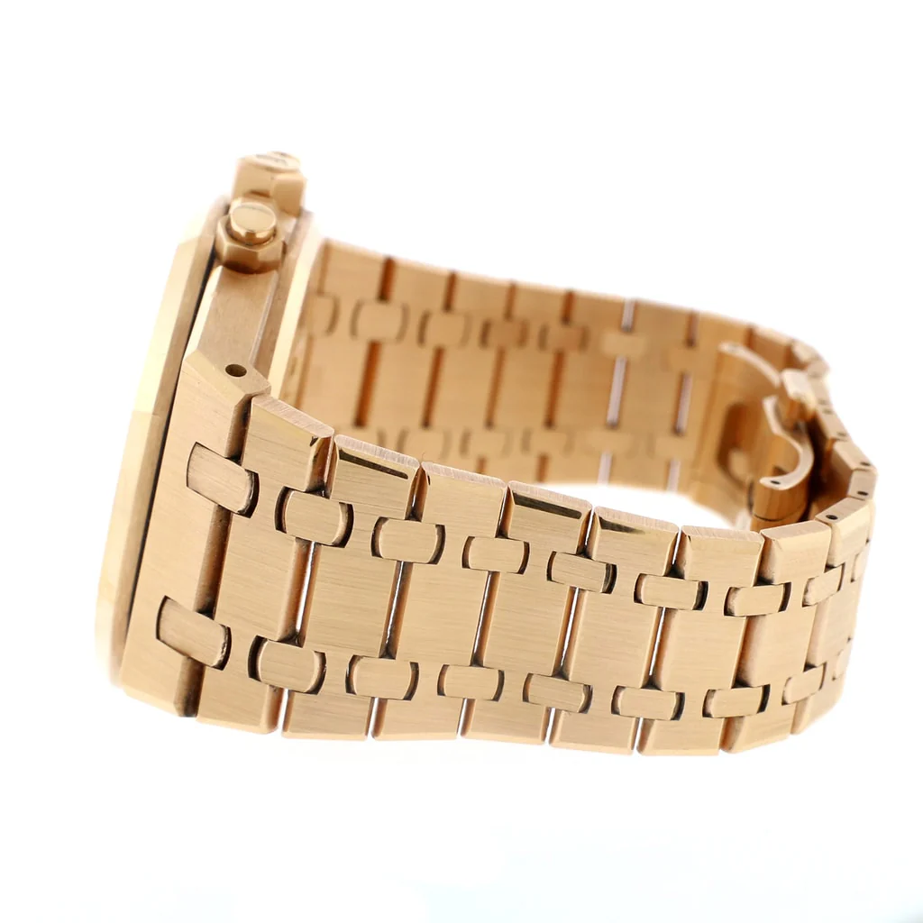 Audemars Piguet Royal Oak 18K Rose Gold 41MM Index Dial Chronograph Automatic Mens Watch 26320OR.OO.1220OR.02 - Image 3