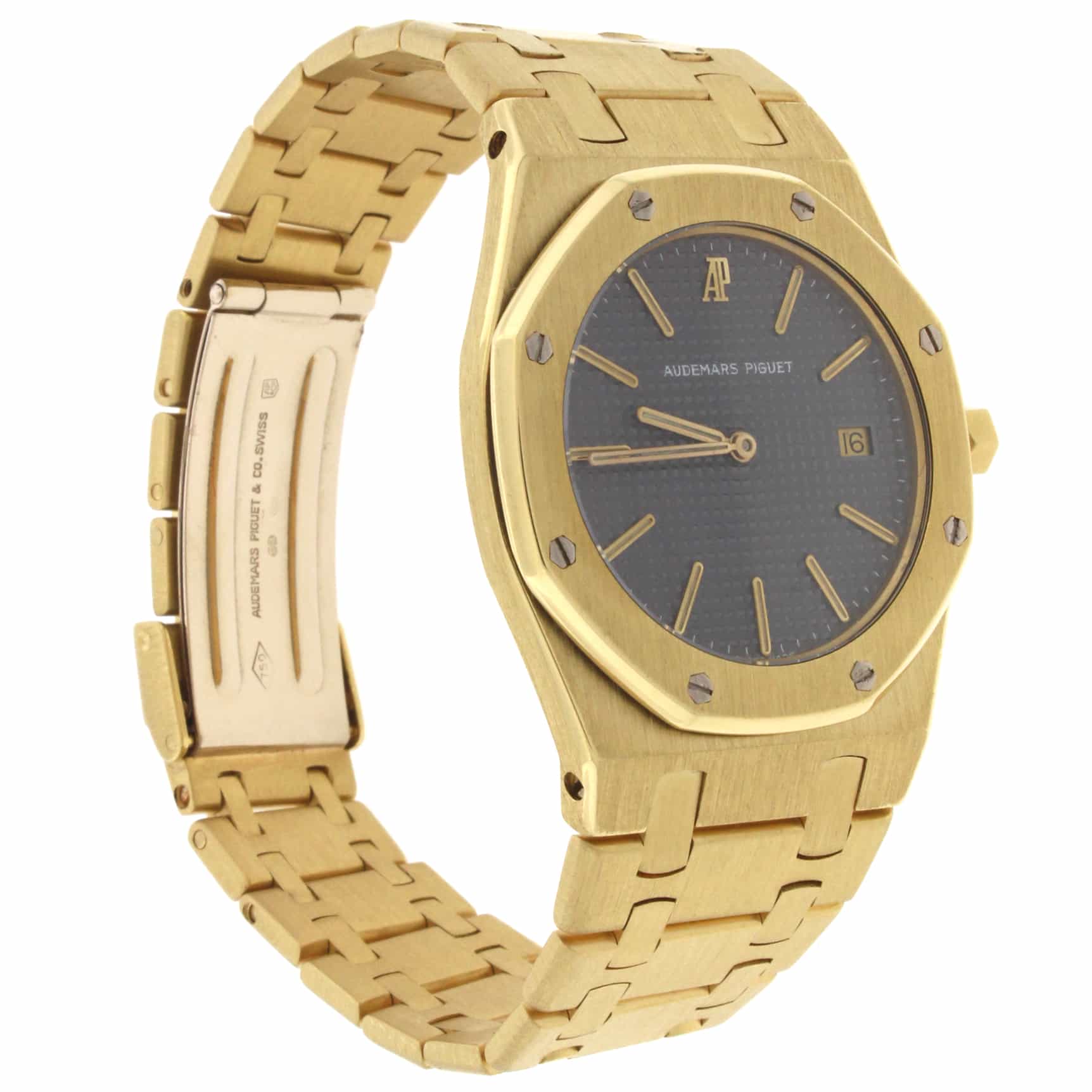 Audemars Piguet Royal Oak 18K Yellow Gold 33mm Grey Dial Watch C85080 - Image 5