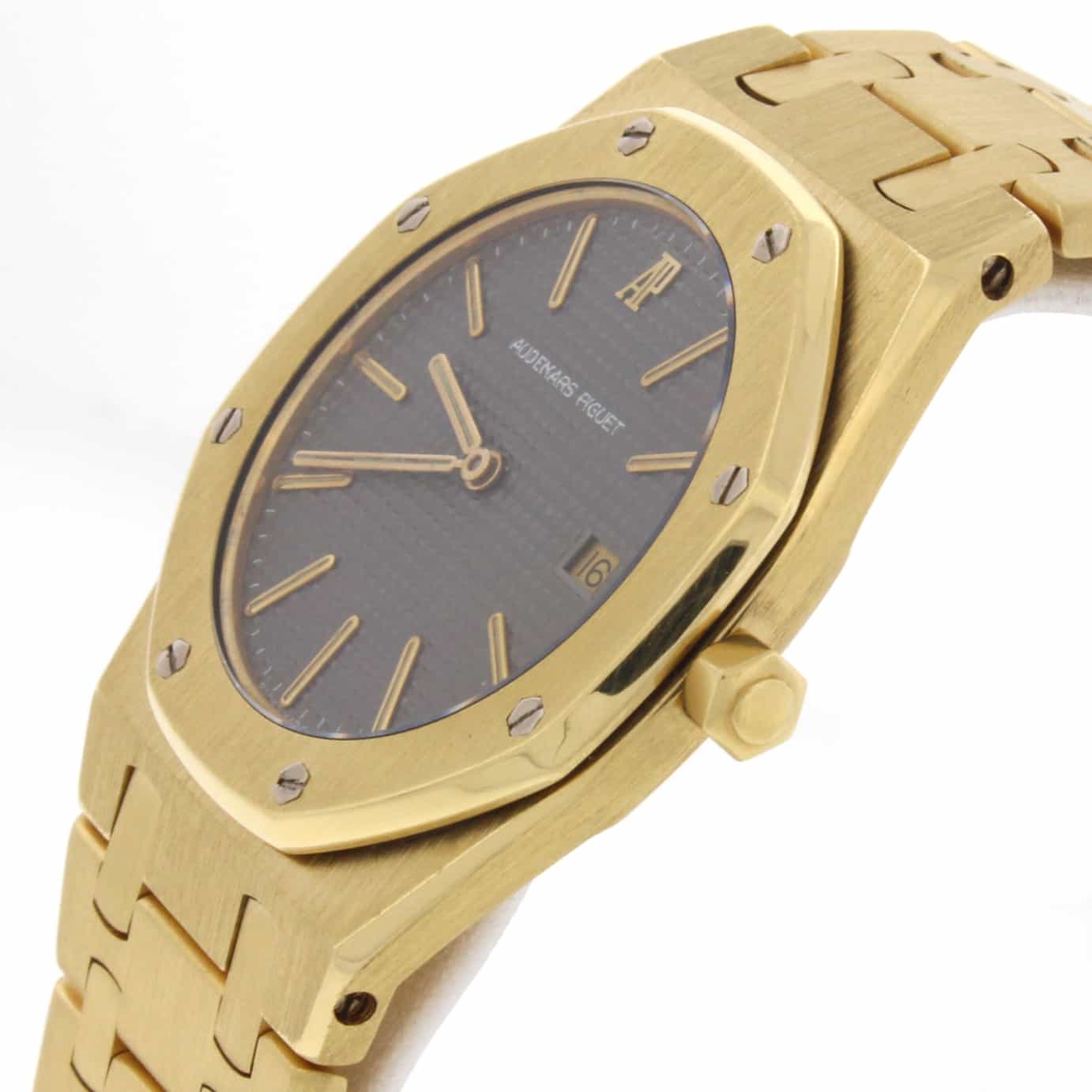 Audemars Piguet Royal Oak 18K Yellow Gold 33mm Grey Dial Watch C85080 - Image 7