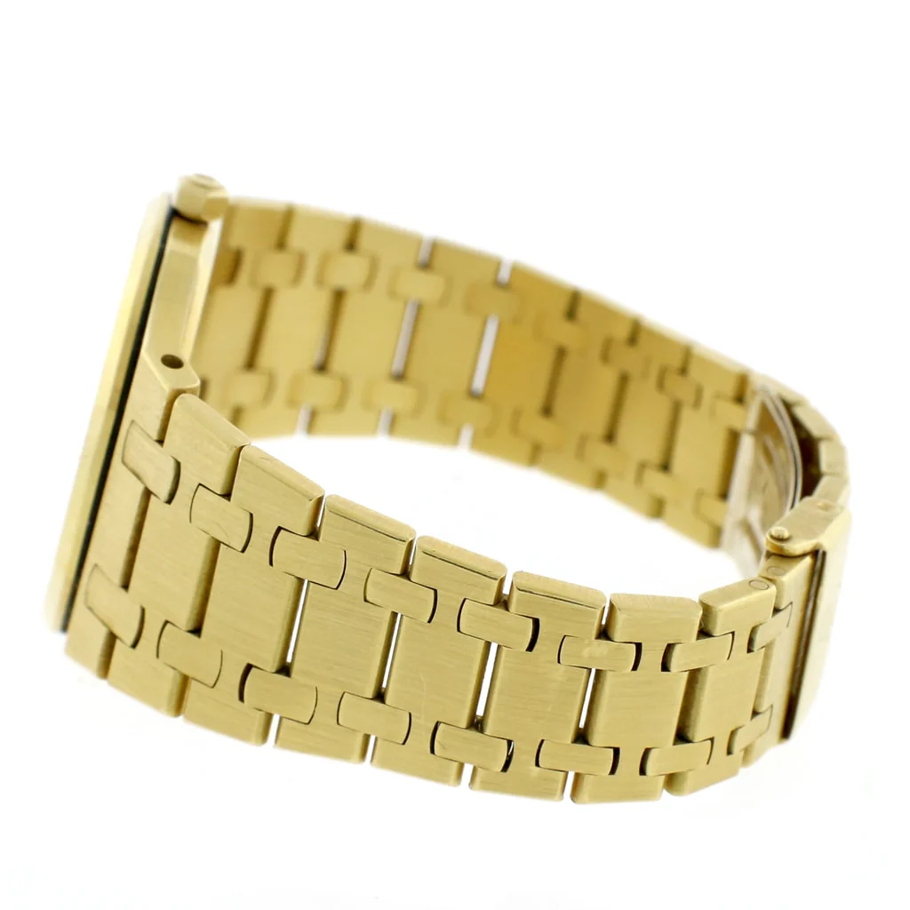Audemars Piguet Royal Oak 18K Yellow Gold Factory Champagne Index Dial 33mm Watch - Image 4