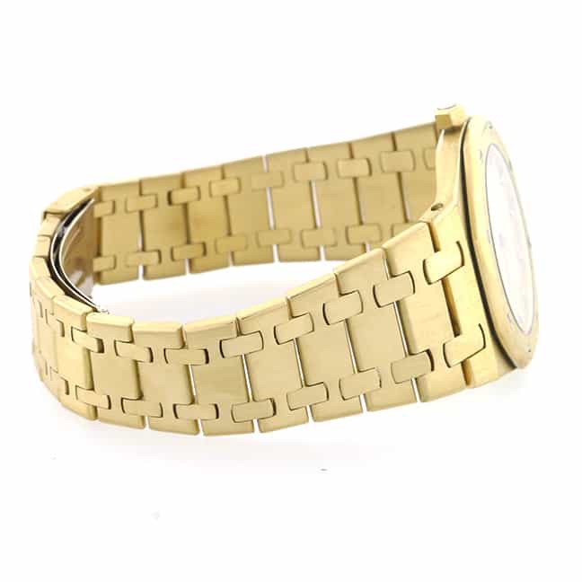 Audemars Piguet Royal Oak 18K Yellow Gold Original Diamond Dial 33mm Watch C85080 - Image 5