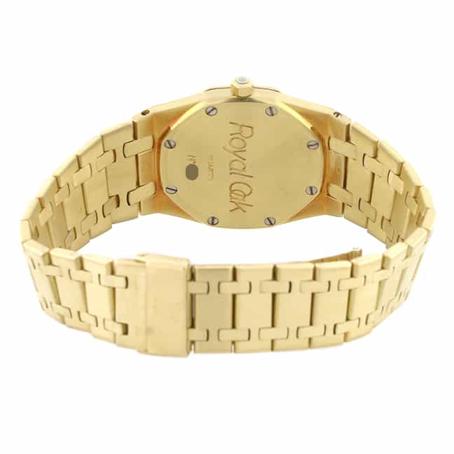 Audemars Piguet Royal Oak 18K Yellow Gold Original Diamond Dial 33mm Watch C85080 - Image 7