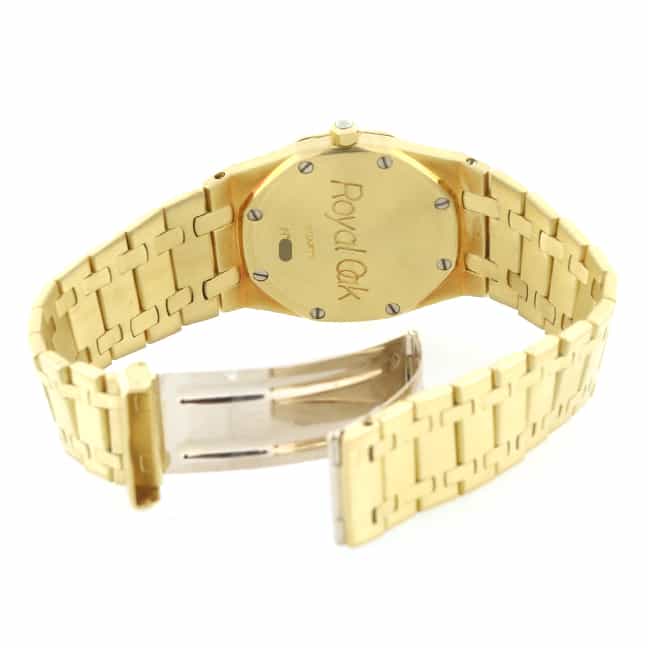 Audemars Piguet Royal Oak 18K Yellow Gold Original Diamond Dial 33mm Watch C85080 - Image 8