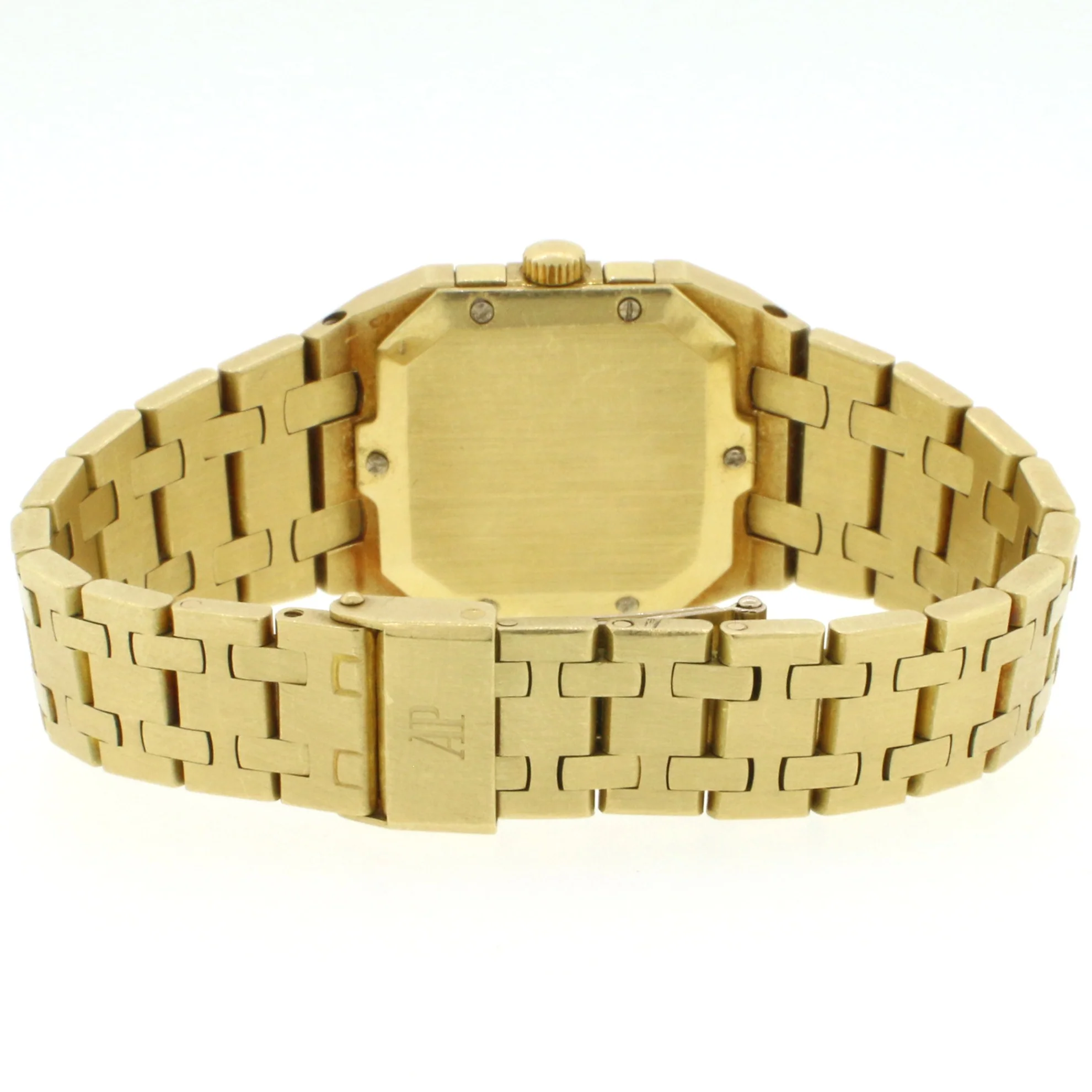 Audemars Piguet Royal Oak 18k Yellow Gold Rectangular Vintage Quartz Ladies Watch - Image 4