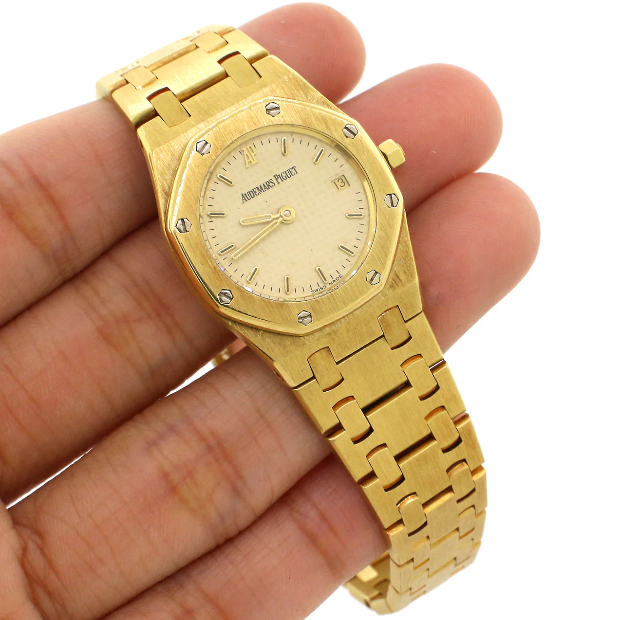 Audemars Piguet Royal Oak 25mm 18K Yellow Gold Watch - Image 3