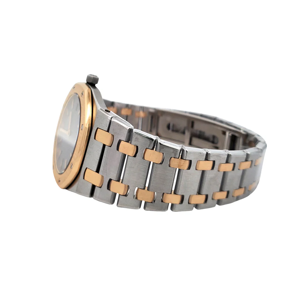 Audemars Piguet Royal Oak 33mm Grey Tapisserie 2-tone Yellow Gold/Steel Quartz Watch SA56175 - Image 4