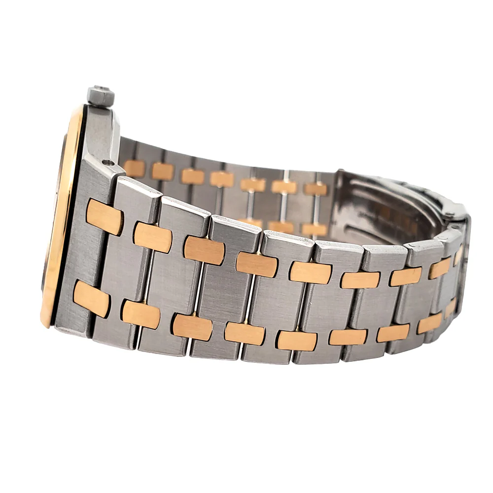 Audemars Piguet Royal Oak 35mm Grey Tapisserie 2-tone Yellow Gold/Steel Automatic Watch SA14486 - Image 5