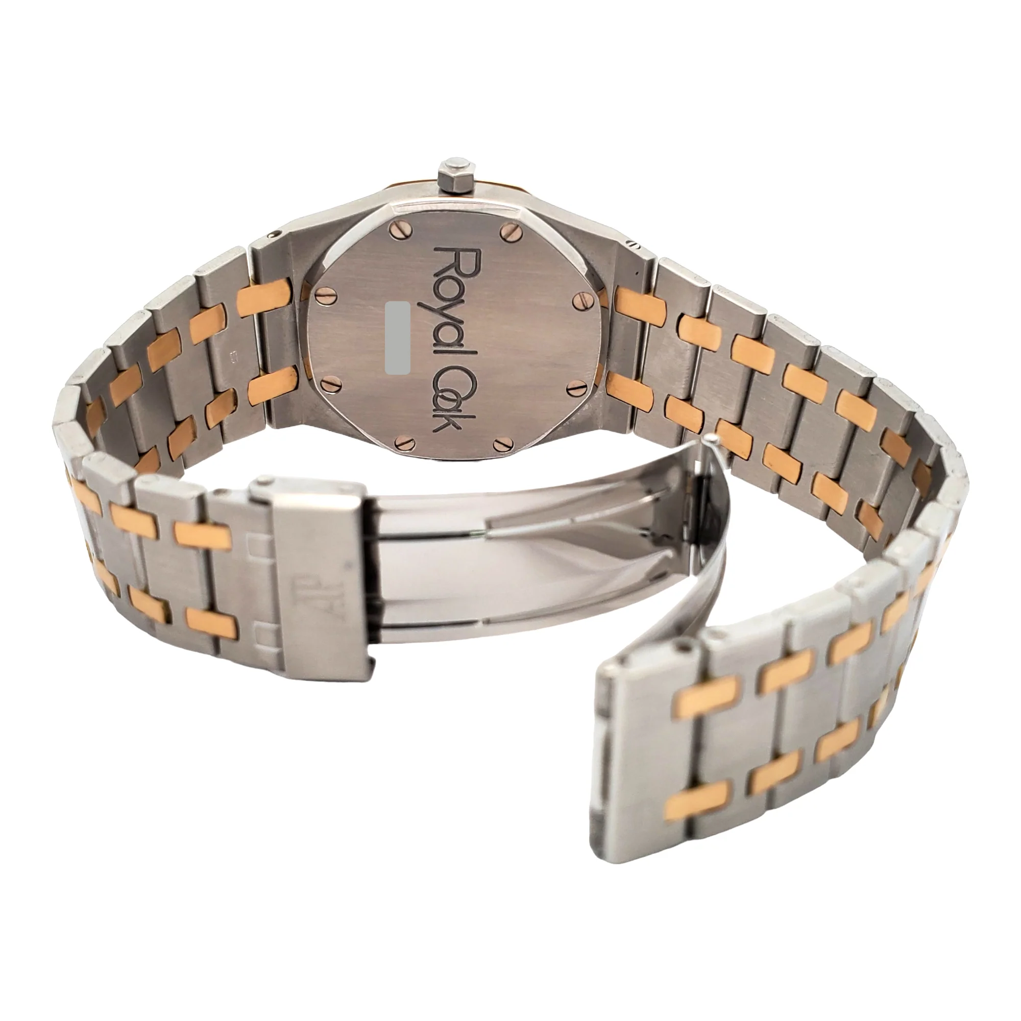 Audemars Piguet Royal Oak 35mm Grey Tapisserie 2-tone Yellow Gold/Steel Automatic Watch SA14486 - Image 7