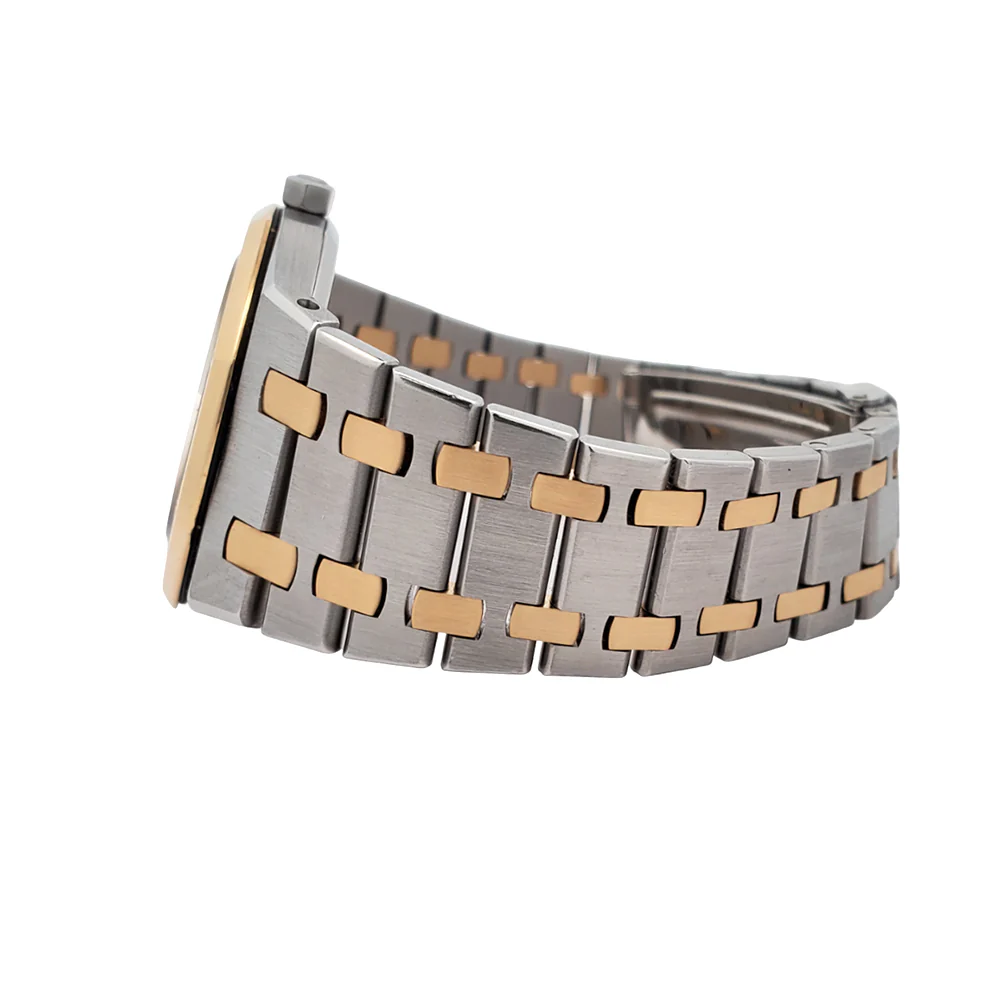 Audemars Piguet Royal Oak 35mm Grey Tapisserie 2-tone Yellow Gold/Steel Automatic Watch SA14486 - Image 4