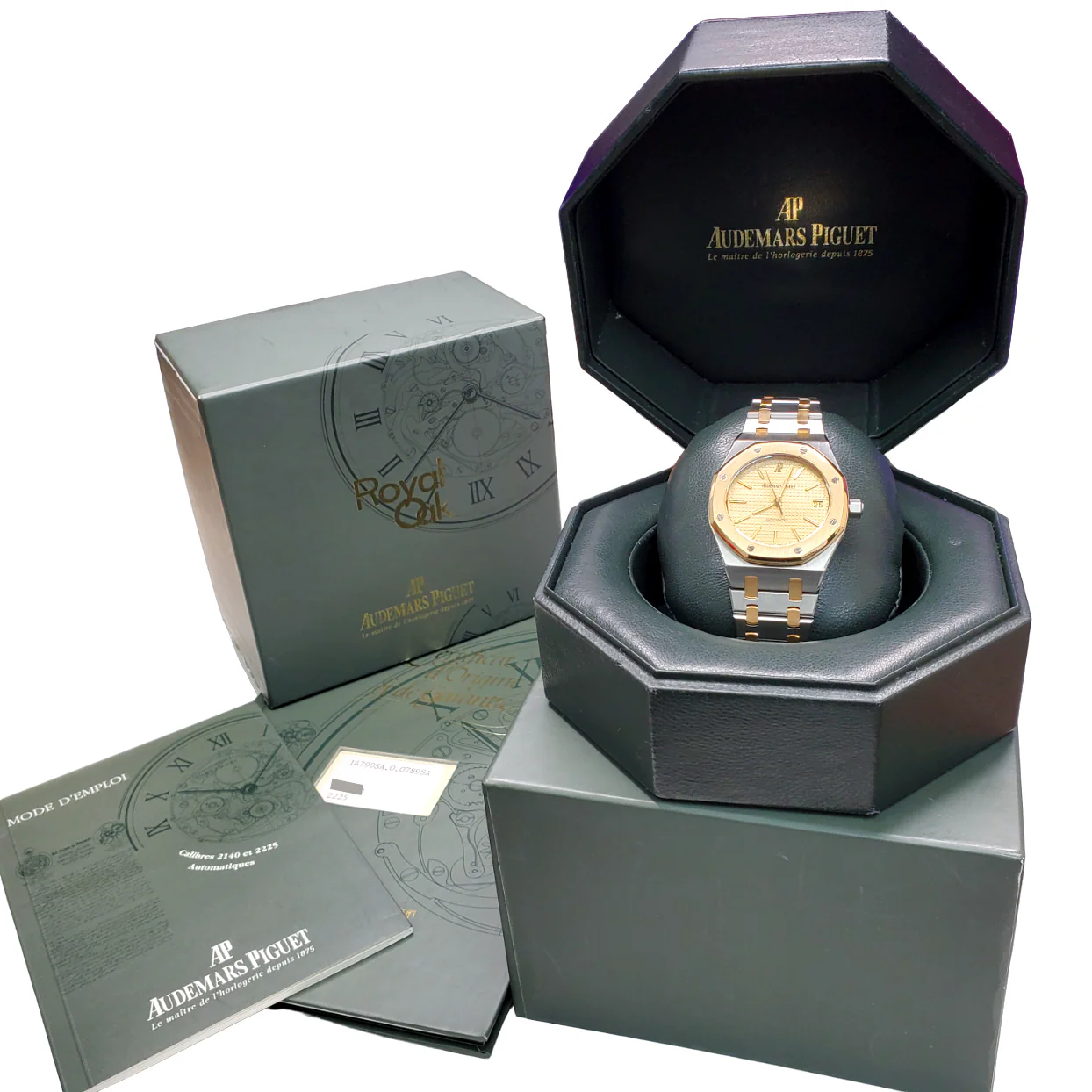 Audemars Piguet Royal Oak 36mm Automatic 2-tone Yellow Gold and Stainless Steel Watch 14790SA Box Papers - Image 4
