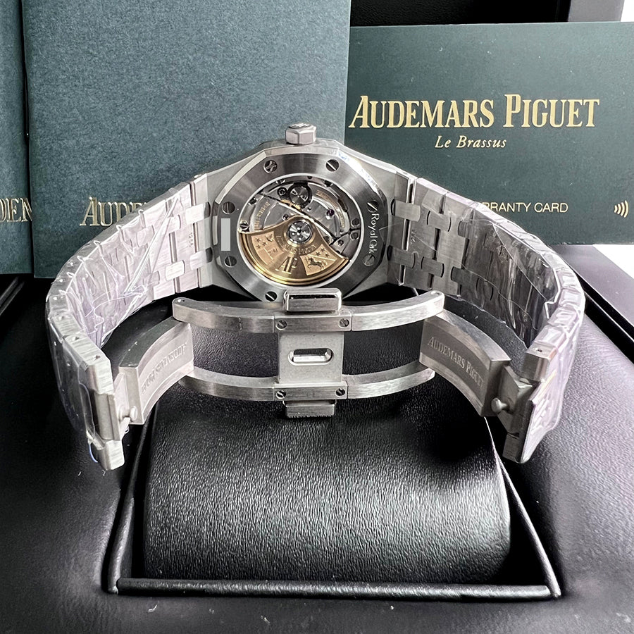 Audemars Piguet Royal Oak 37mm Gray Dial Steel Watch Box Papers 15450ST.OO.1256ST.02 - Image 5