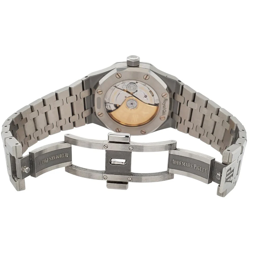 Audemars Piguet Royal Oak 37mm Silver Dial Steel Watch Box Papers 15450ST.OO.1256ST.01 - Image 5