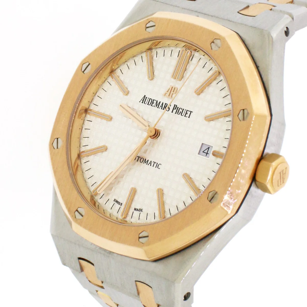 Audemars Piguet Royal Oak 41mm 2-tone Rose Gold/Stainless Steel Watch - Image 2
