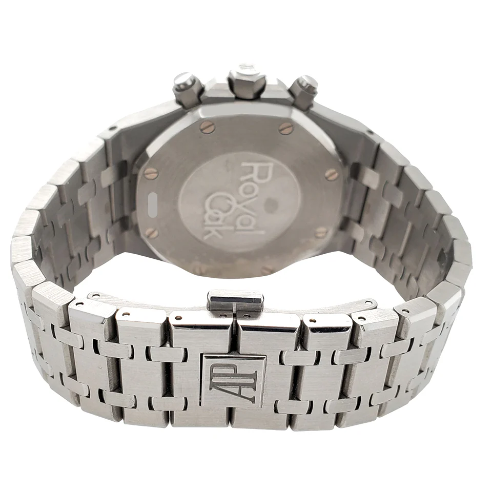 Audemars Piguet Royal Oak 41mm Chronograph Blue Dial Steel Watch 26331ST.OO.1220ST.01 Box Papers - Image 3