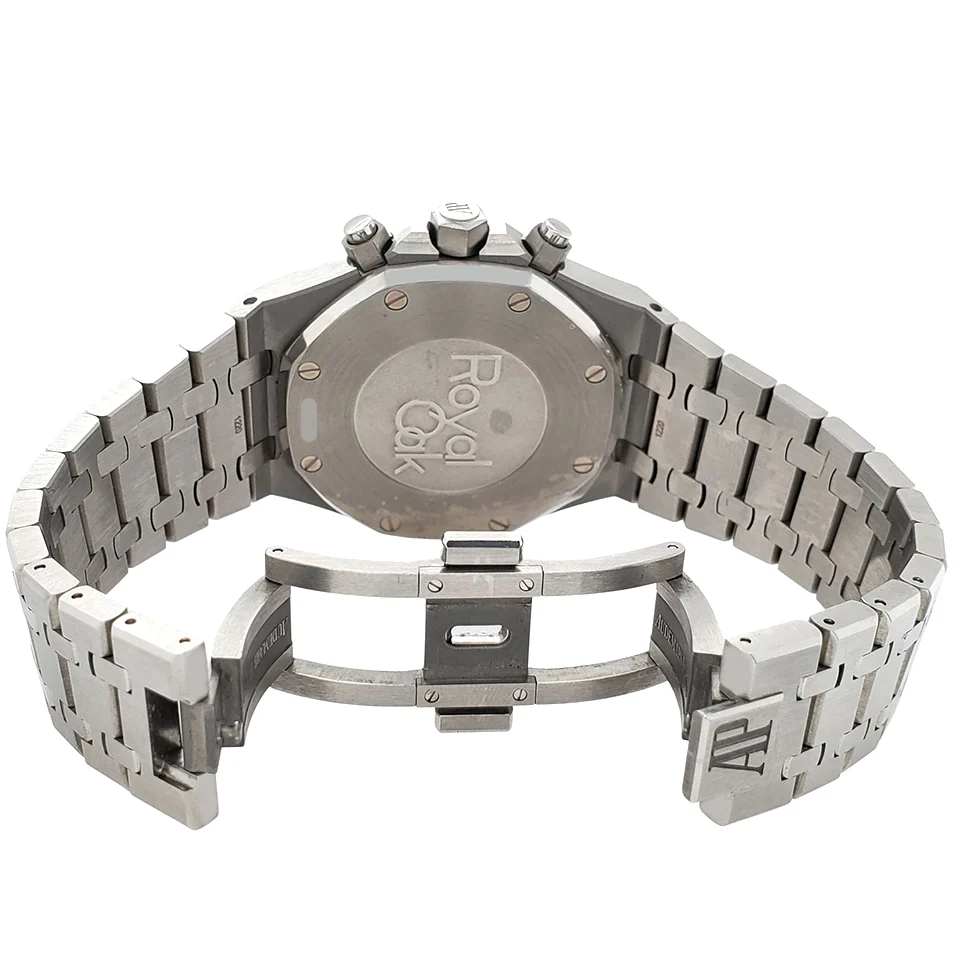 Audemars Piguet Royal Oak 41mm Chronograph Blue Dial Steel Watch 26331ST.OO.1220ST.01 Box Papers - Image 4