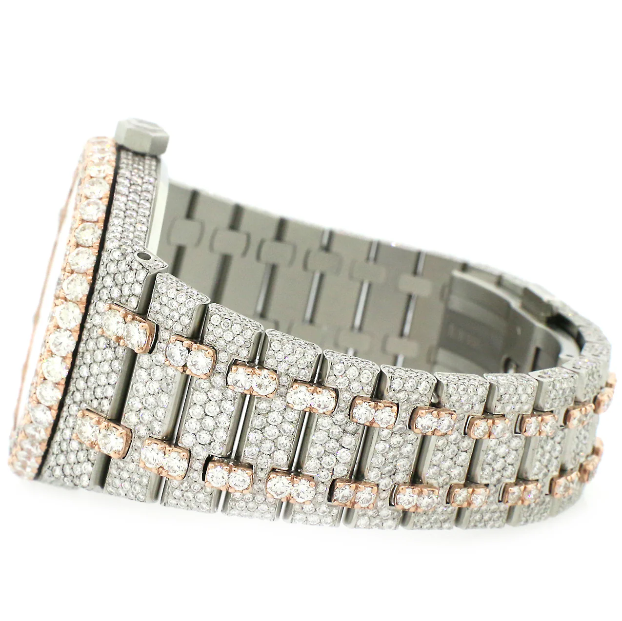 Audemars Piguet Royal Oak 41mm Iced Out 21.5Ct Diamond Watch 15500ST.OO.1220ST.04 - Image 4
