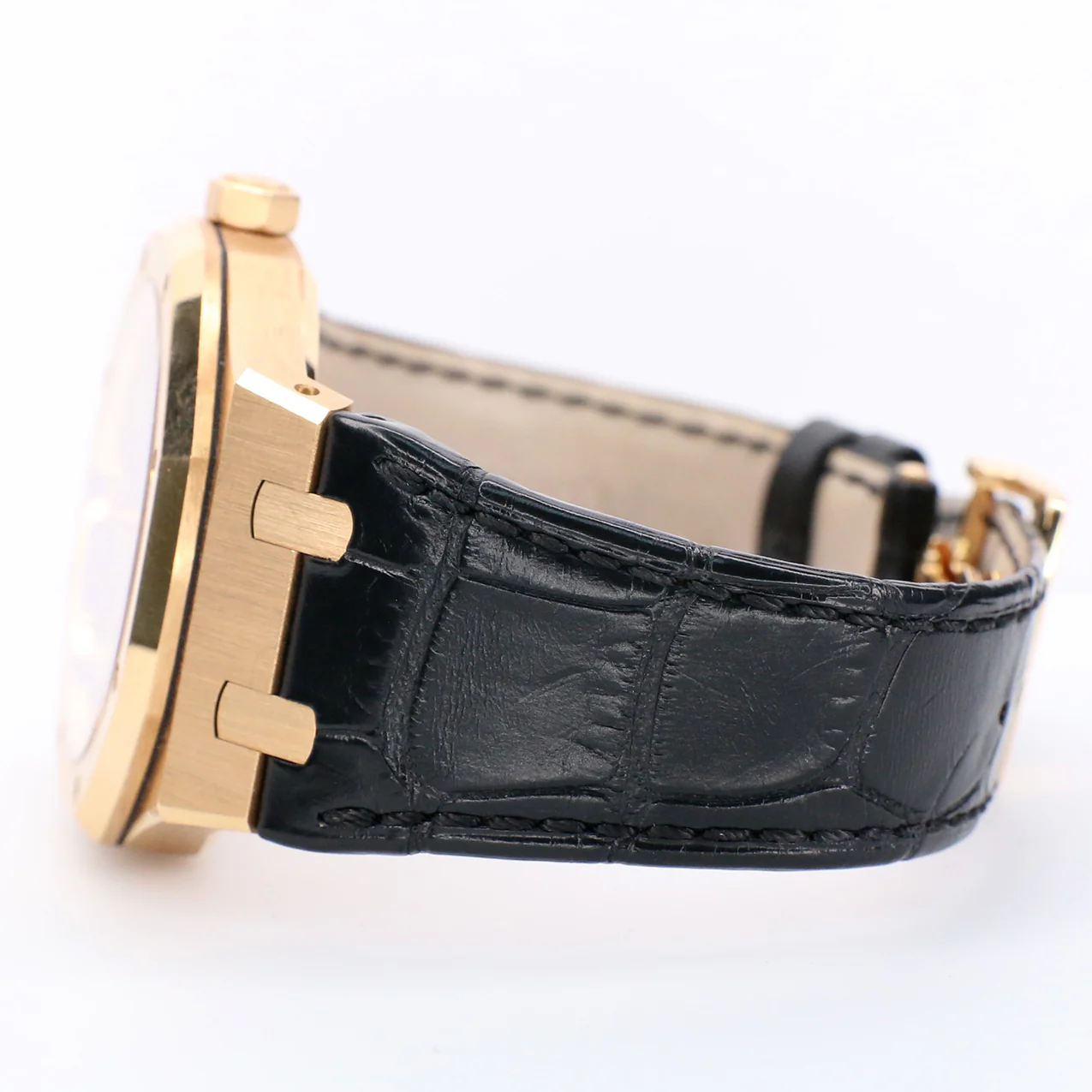 Audemars Piguet Royal Oak 41mm Rose Gold Watch/Black Dial/Box/Papers/15400OR.OO.D002CR.01 - Image 4