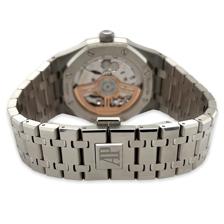 Audemars Piguet Royal Oak 41mm Silver Dial Steel Watch 15500ST Box Papers - Image 5