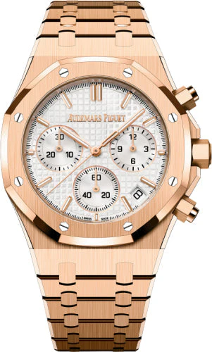 Audemars Piguet Royal Oak Chronograph 41mm "50th Anniversary" Rose Gold Silver Dial | 26240OR.OO.1320OR.03