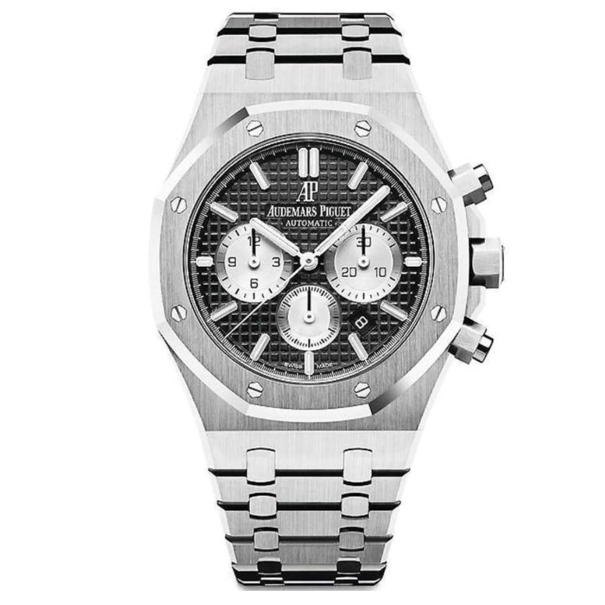 Audemars Piguet Royal Oak Chronograph 41mm Black Dial Stainless Steel Watch 26331ST.OO.1220ST.02 Box Papers