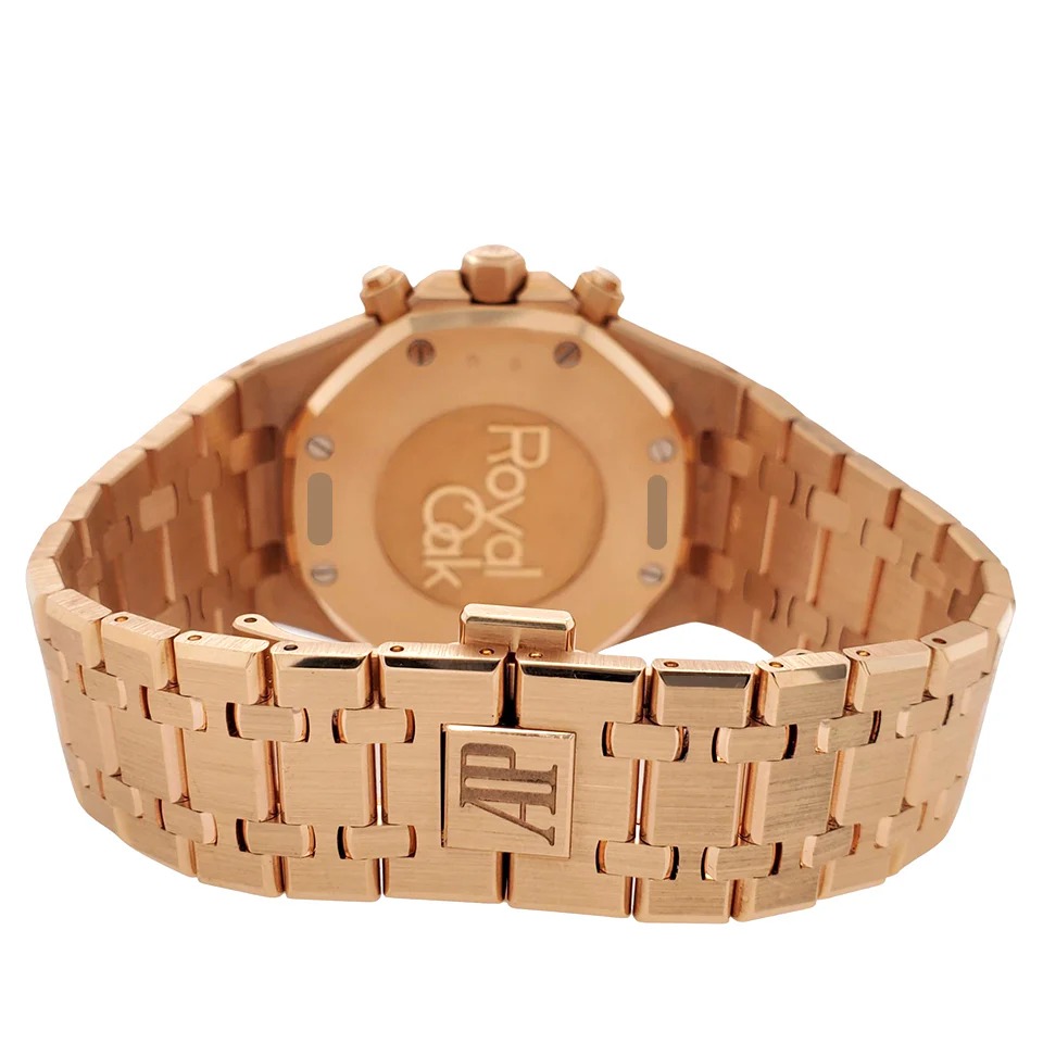 Audemars Piguet Royal Oak Chronograph White Dial Rose Gold Watch 26320OR.OO.1220OR.02 Box Papers - Image 4