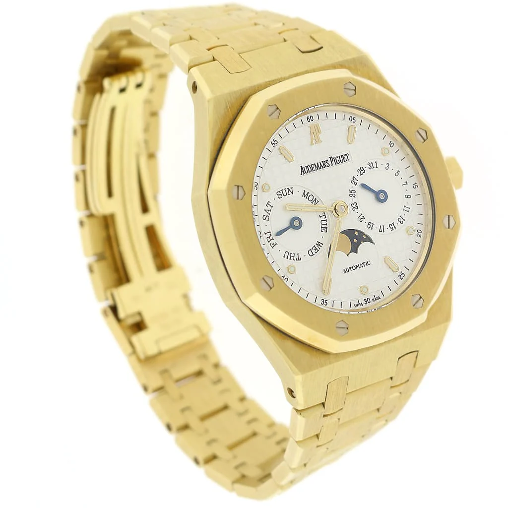 Audemars Piguet Royal Oak Day-Date Moonphase Calendar 18K Yellow Gold Automatic Mens Watch 25594BA.OO.0789BA.05 - Image 3