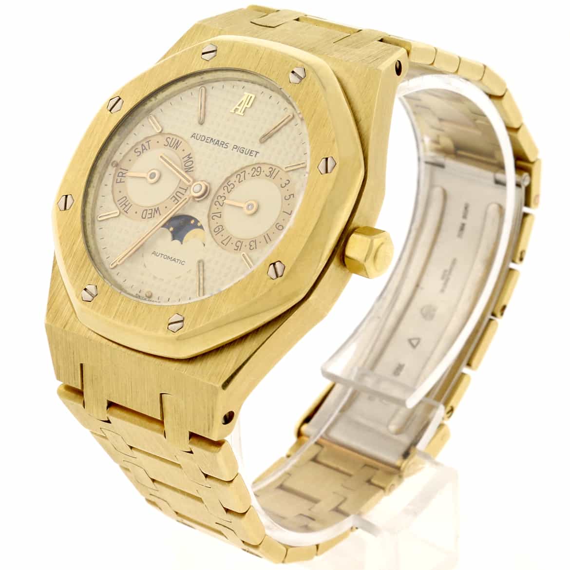 Audemars Piguet Royal Oak Day-Date Moonphase Calendar 18K Yellow Gold Automatic Mens Watch 25820BA.OO.0944BA.02 - Image 3